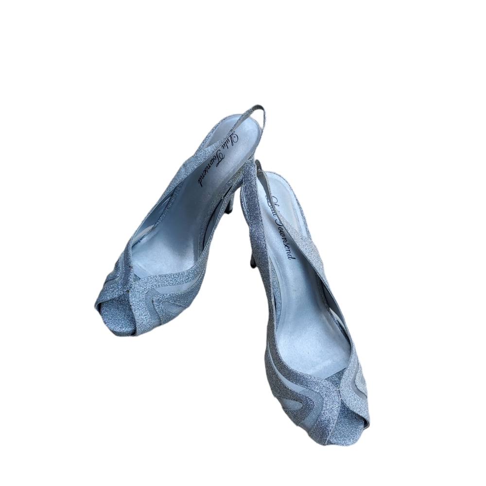 Sparkling Silver Heels